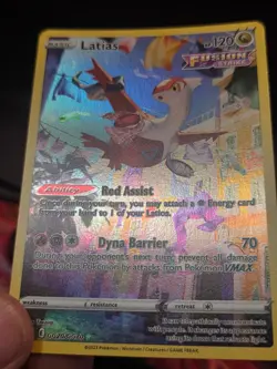 2023 Pokemon SWSH Crown Zenith Latias Galarian Gallery #GG20/GG70 - Image 4