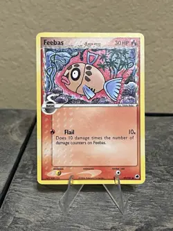 Feebas Delta Species 49/101 2006 Pokemon TCG Dragon Frontiers Regular MP - Image 1