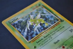 Scyther #26 / 64 Jungle - NM - Pokemon 1999 TCG WOTC Vintage - Image 4