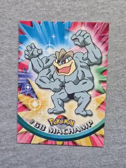 Machamp #68 Pokemon Topps TV Animation Edition Blue Label - Image 1