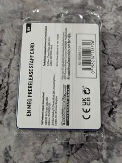 Pokemon TCG Mega Evolutions Prerelease Staff Stamped Promos SEALED - Image 3