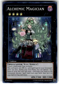 Yugioh Alchemic Magician REDU-EN047 1st Edition NM - Image 1