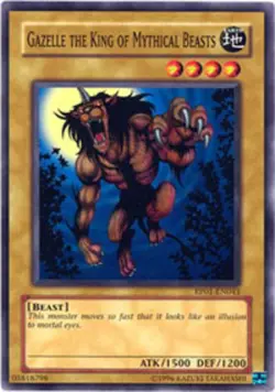 Gazelle the King of Mythical Beasts - RP01-EN043 - Common - Unlimited Edition Mo - Image 1