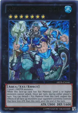 Yugioh! LP Mermail Abyssgaios - ABYR-EN046 - Ultra Rare - Unlimited Edition Ligh - Image 1