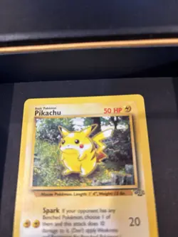 1999 JUNGLE SET - PIKACHU - #60/64 - POKEMON CARD - RARE! ORIGINAL! Red Cheeks - Image 1