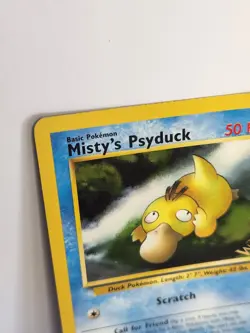 Pokemon Misty's Psyduck 54/132 W Gold Stamp Promo Card - Image 2