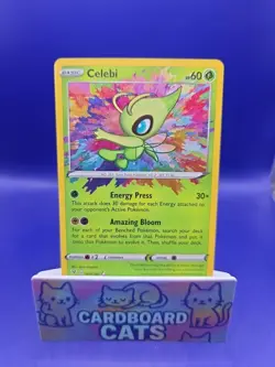 Celebi 009/185 Pokemon TCG 2020 Amazing Rare Holo Card Vivid Voltage, Near Mint - Image 1