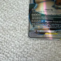 Pokemon Eevee & Snorlax GX TAG TEAM Full Art Ultra Rare 171/181 Team Up Card - Image 5