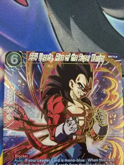 Dragon Ball Super Card Game SS4 Vegeta, Rise of the Super Warrior BT11-052 SPR - Image 3