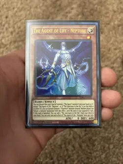 Yu-Gi-Oh Card - GFP2-EN008 - THE AGENT OF LIFE - NEPTUNE (ultra rare) - NM/Mint - Image 1