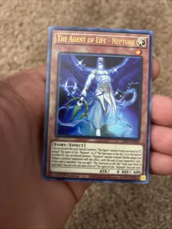 Yu-Gi-Oh Card - GFP2-EN008 - THE AGENT OF LIFE - NEPTUNE (ultra rare) - NM/Mint - Image 2