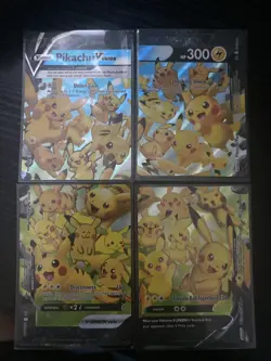 Pikachu V-Union [Set of 4] SWSH: Sword & Shield Promo Cards Holo - Image 1