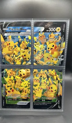 Pikachu V-Union [Set of 4] SWSH: Sword & Shield Promo Cards Holo - Image 1