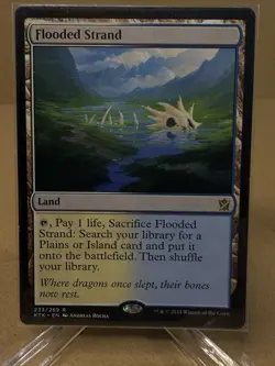 Magic: The Gathering Flooded Strand Rare Land Khans of Tarkir Regular 233/269 - Image 1