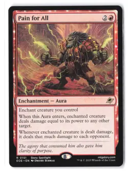 Pain for All 151 Edge of Eternities NM Normal MTG - Image 1