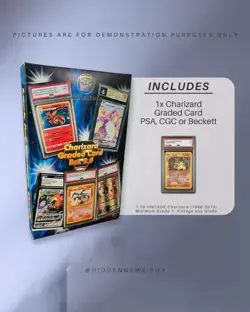 HiddenGems Pokemon Charizard PSA Graded Card Box - Glurak Box #6 - Image 2