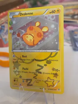 Pokemon TCG: Dedenne RC10/RC32 XY Generations Radiant Collection Holo LP/NM - Image 2