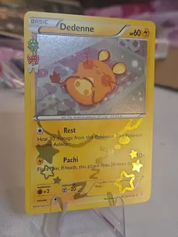 Pokemon TCG: Dedenne RC10/RC32 XY Generations Radiant Collection Holo LP/NM - Image 3
