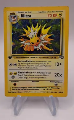 1999 Blitza 4/64 Pokemon Dschungel 1 Edition Erste Edition Holo - Image 1