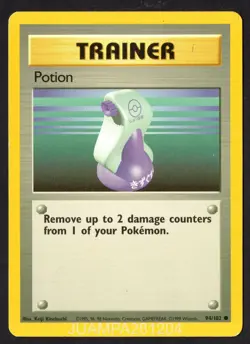 POTION 94/102 BASE SET CROMO POKEMON EDICION 1999 TCG INGLES - Image 1