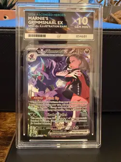 Pokemon TCG Marnies Grimmsnarl 287/217 - Ascended Heroes | Graded Ace 10 - Image 1