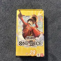 One Piece TCG Egghead Starter Deck ST-29 (SEALED) – Bandai – English – Luffy - Image 1