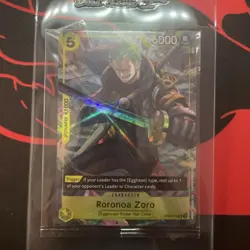 One Piece CCG Roronoa Zoro Illustration Box Promo OP07-113 Sealed - Image 1