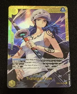 Trafalgar Law EB03-062 SEC Extra Booster One Piece Heroines Edition Foil English - Image 1