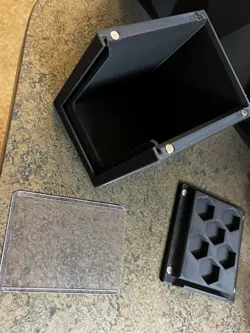 MTG Commander Storage Display Box, Magnetic Lid With Top Loader Front Slot. - Image 2