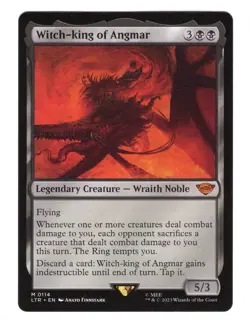Witch-King of Angmar 0114 Regular Mythic Lord of the Rings MTG Near Mint - Image 1