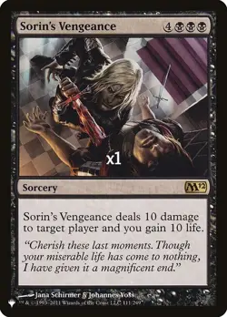 MTG The List PLIST Sorin's Vengeance MINT - Image 1