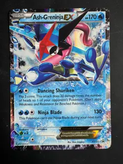 2016 Pokemon XY Black Star Promo Ash-Greninja EX Holo #XY133 - Image 1
