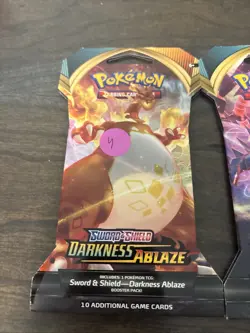 Pokemon TCG Darkness Ablaze Sleeved Booster Pack [Set of 2] - Factory Sealed - Image 3