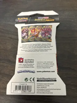Pokemon TCG Darkness Ablaze Sleeved Booster Pack [Set of 2] - Factory Sealed - Image 4