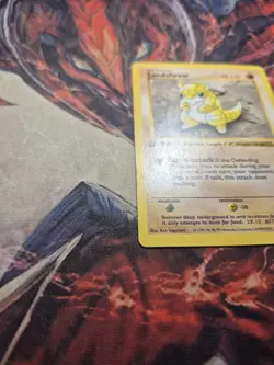 Pokemon Sandshrew Base Set 62/102 1st Edition Shadowless MP - Image 3