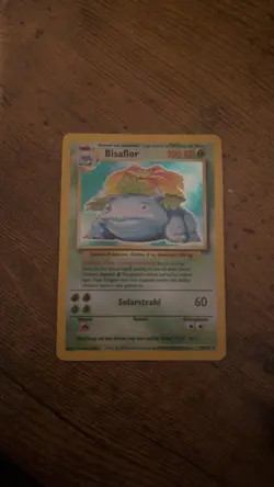 Pokemon Bisaflor Rare Regular 15/102 Base Set 1999 German Wizards of the Coast - Image 1