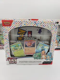 Pokemon TCG Scarlet & Violet 151 Poster Collection Box New Sealed lot of 3 - Image 2