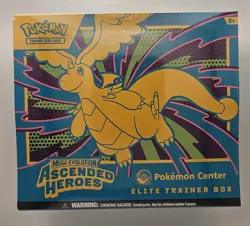 Pokemon TCG: Ascended Heroes Pokemon Center Exclusive ETB - FACTORY SEALED - Image 1