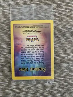 Ancient Mew SEALED Pokemon Unopened 2000 Movie Promo Holo Card X1 - RARE PROMO - Image 3