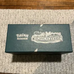 1 EMPTY TCG Crimson Invasion ETB Pokemon Elite Trainer Box, Sun & Moon - Image 1