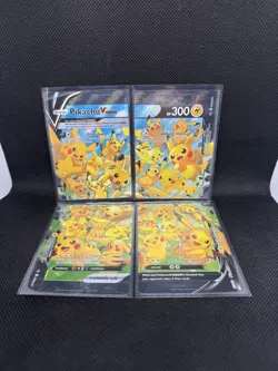 Pokemon Pikachu V-Union Complete Set Near Mint SWSH139 SWSH140 SWSH141 SWSH142 - Image 1