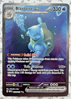 Pokemon TCG Blastoise EX Special Illustration Rare 151 200/165 GEM MINT Possible - Image 1