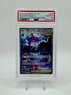 PSA 10 Walking Wake ex SIR 205/162 Pokemon Temporal Forces - Image 1