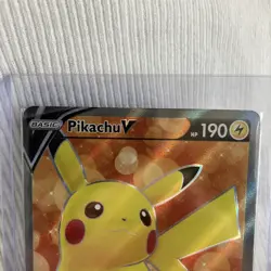 Pokemon TCG Pikachu V 157/172 Full Art Holo Ultra Rare Brilliant Stars - Image 3