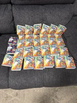 Lot Of 33 Pokemon Mega Evolution Mini Portfolio Binder - Image 1