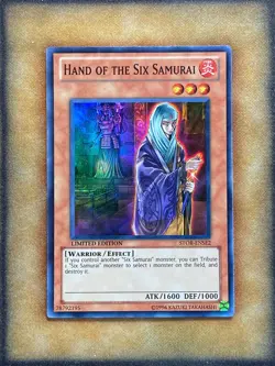 Yugioh Hand of the Six Samurai STOR-ENSE2 Super Rare Limited Edition NM - Image 1