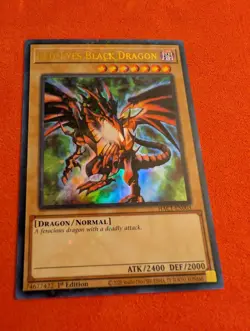 Yugioh Red-Eyes Black Dragon HAC1-EN003 Duel Terminal Ultra Rare 1st Ed NM - Image 1