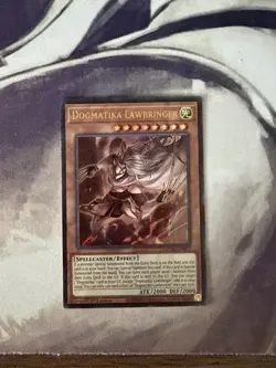 Dogmatika Lawbringer 1st Edition Ultra Rare MZMU-EN052 Yu-Gi-Oh! - Image 1