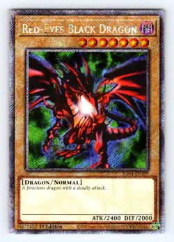 Yugioh Red-Eyes Black Dragon RA04-EN109 Platinum Secret Rare Holo - NM 💎 - Image 1