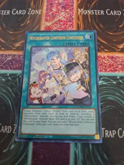 Yugioh Witchcrafter Confusion Confession MAMA-EN021 Ultra Rare 1st Edition NM - Image 1